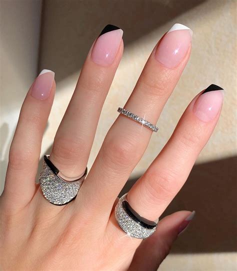 clear nails ideas|aesthetic clear nails.